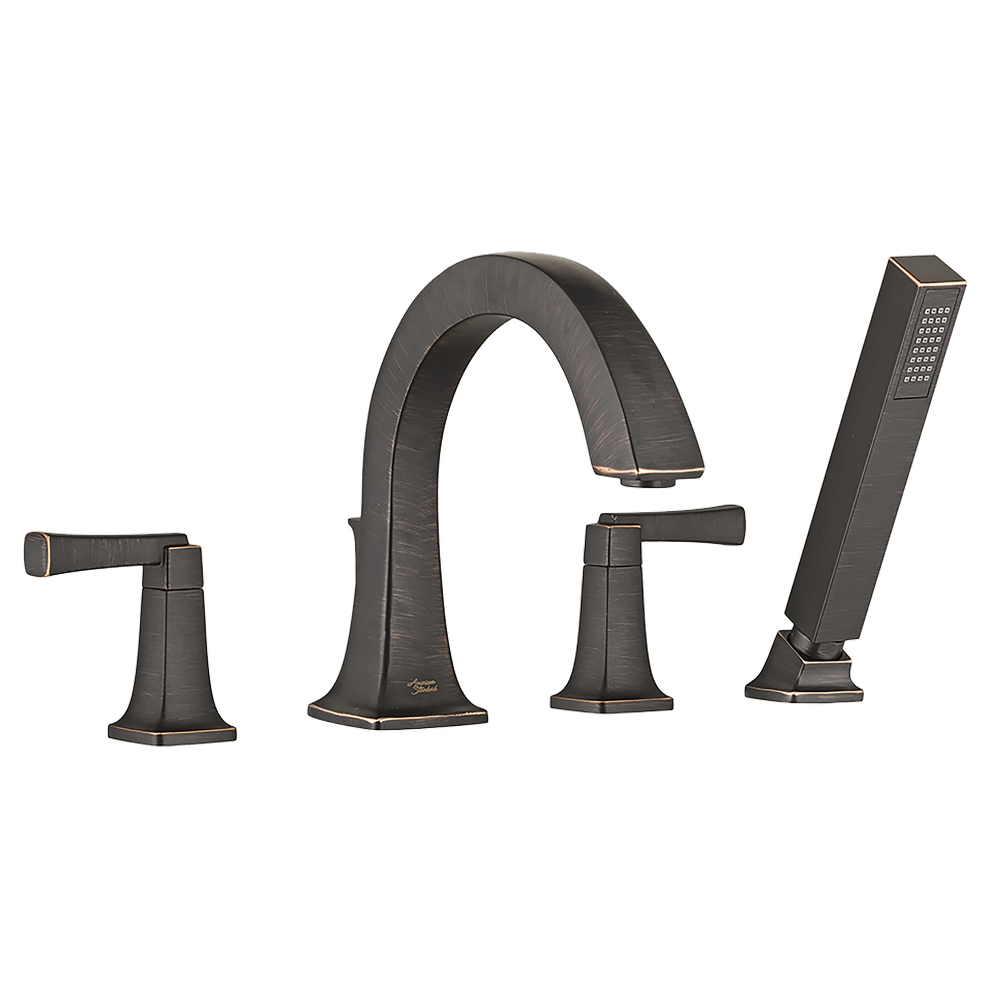 Townsend Bathtub Faucet with Personal Shower for Flash Rough in Valve with Lever Handles LEGACY BRONZE